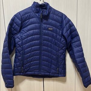 Patagonia Women's Deep Blue Quilted Puff Jacket